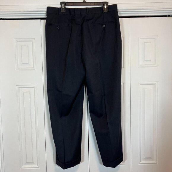 Brooks Brothers "346" Worsted Wool Navy Pinstripe Suit 42R - Picture 2 of 16